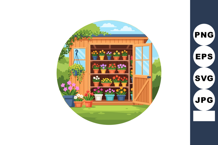 Hanging Plant Clipart Image 2