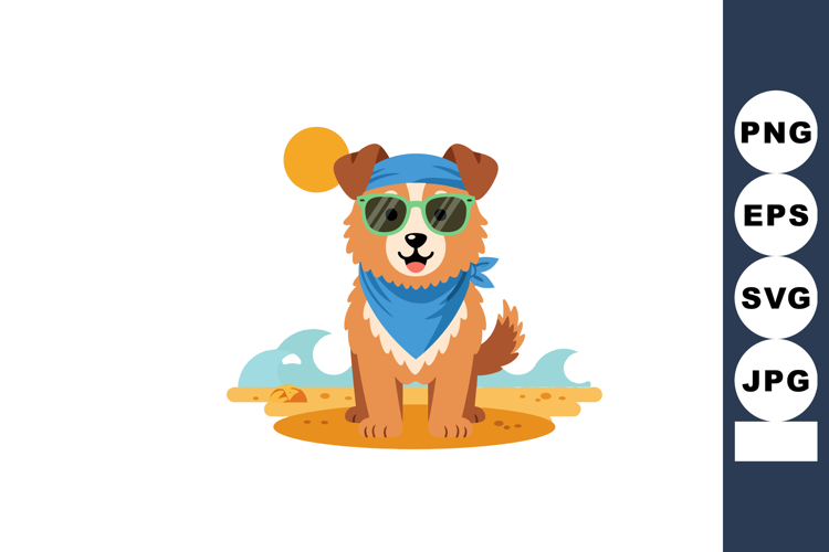 Cute Beach Clipart Image 2