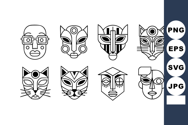 Black And White Animal Clipart Image 5