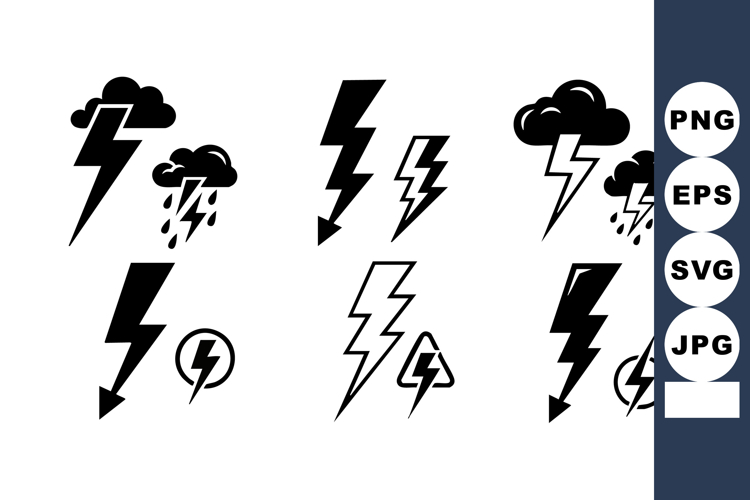 Lightning Bolt Icon Image 22