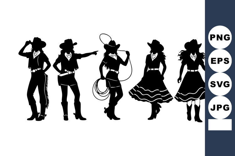 Cowgirl Clipart Image 2