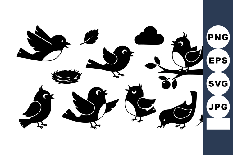 Branch Bird Silhouette Image 17