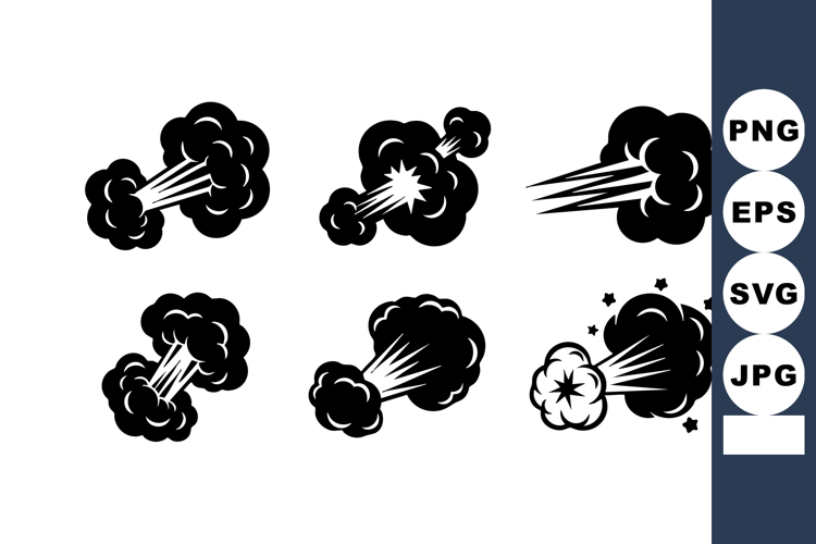 Smoke Cloud Vector Image 6