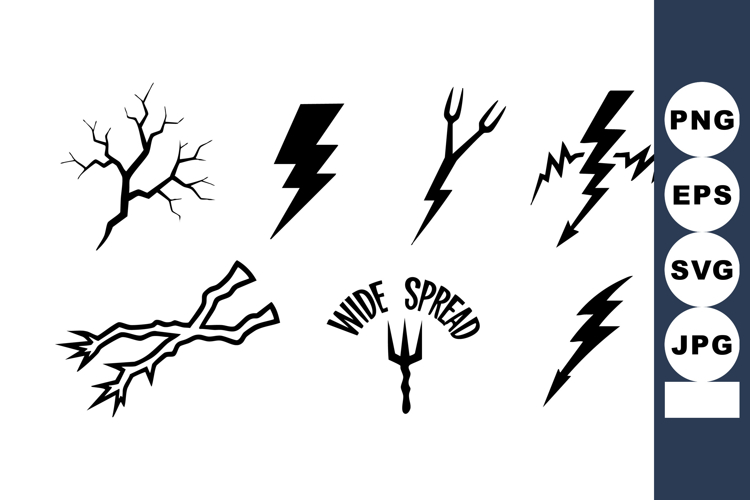 Lightning Bolt Vector Image 12