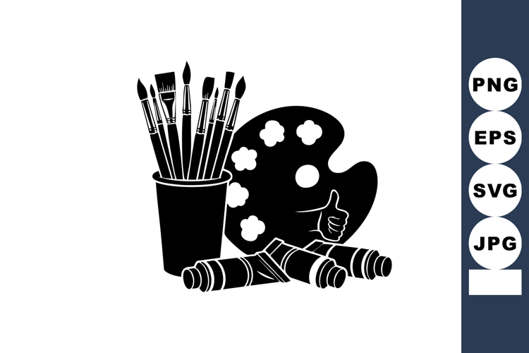 Art Palette Clipart Image 22