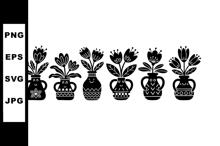 Flower Silhouette Image 12