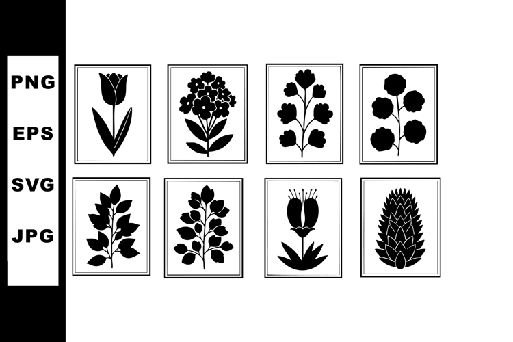 Flower Silhouette Image 15