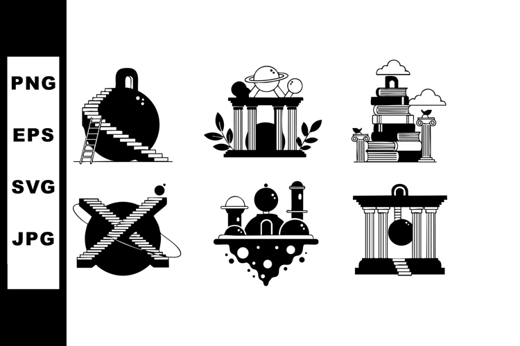 Black And White Icon Image 21