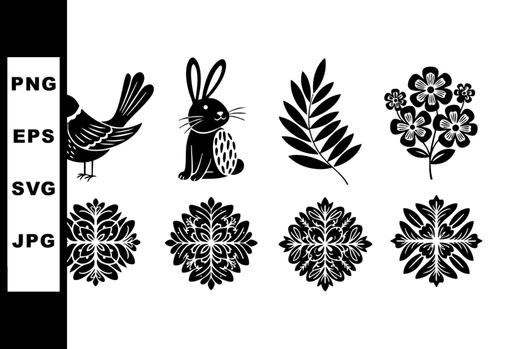 Flower Silhouette Image 7