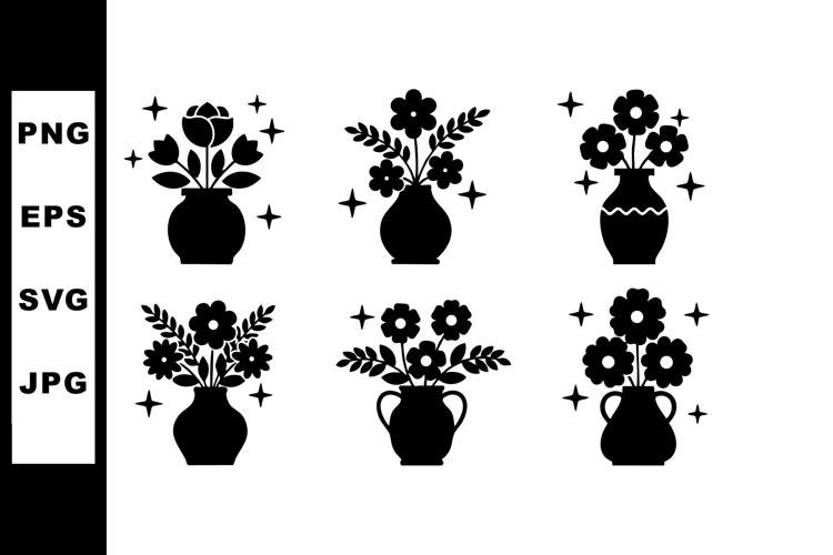 Flower Silhouette Image 11