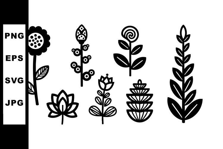 Flower Silhouette Image 10