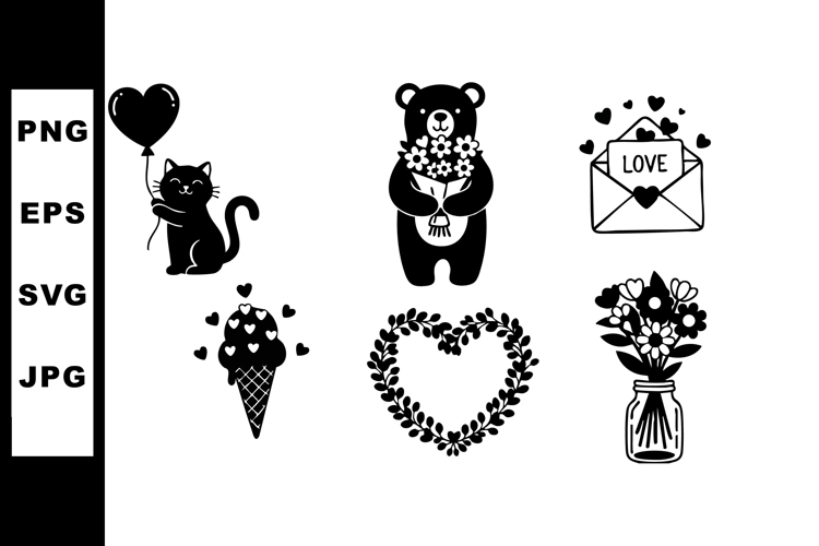 Black Cat Silhouettes Image 15