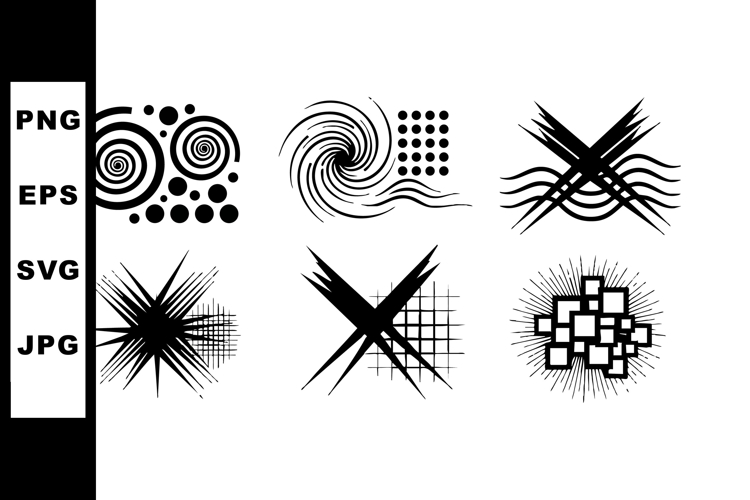 Black And White Cross Clipart Image 5