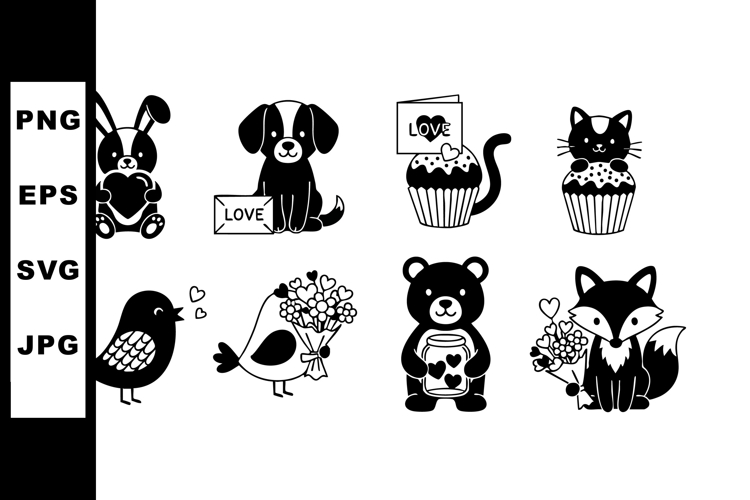 Bear Black And White Clipart Image 6