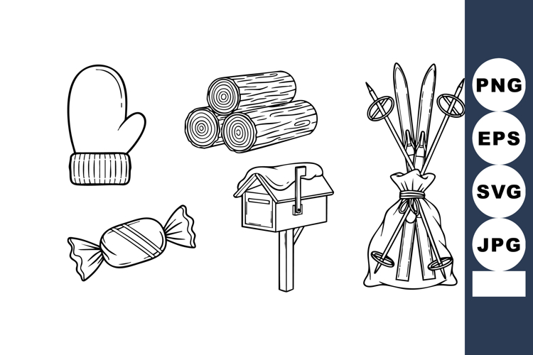 Black And White Line Art