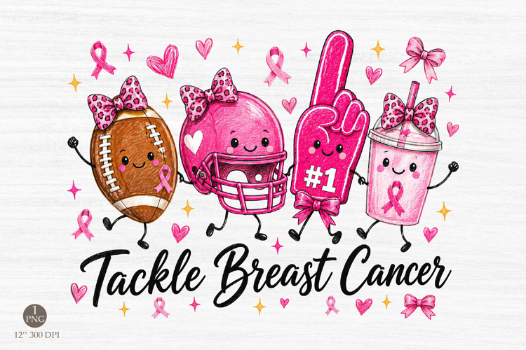 Tackle Breast Cancer Doodle Png,Breast Cancer Awareness PNG