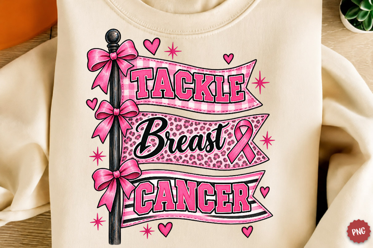 Tackle Cancer Shirt, Breast Cancer Png