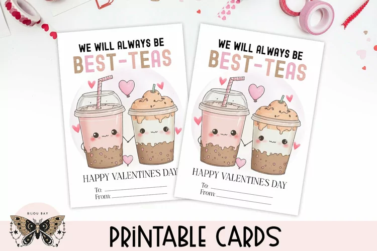 Classroom Valentine's Day Cards - Best Teas