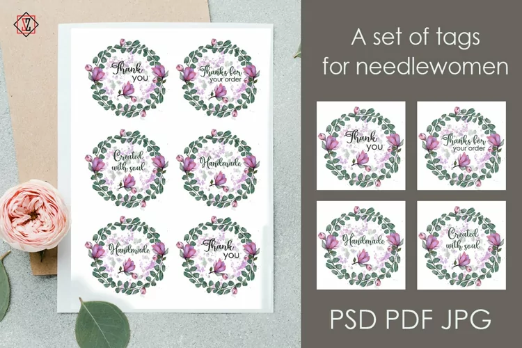 Tag template/Handmade/Thank you