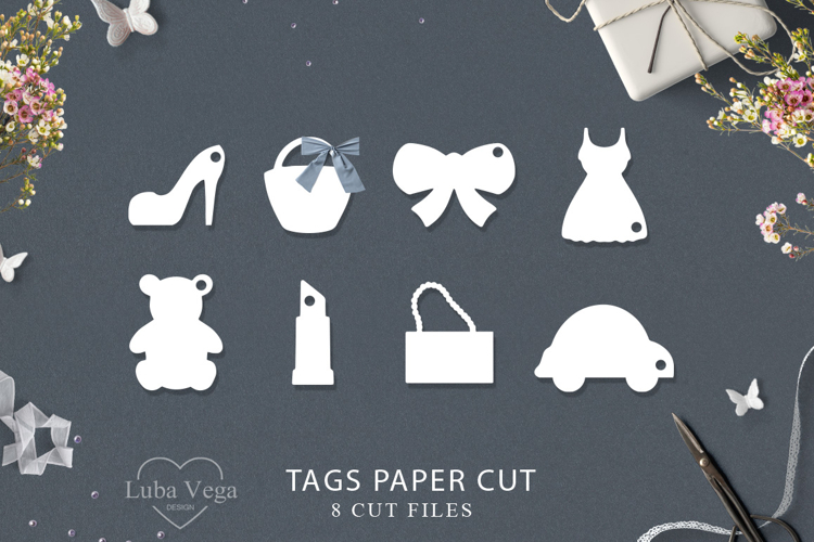 Tags silhouette svg/ Gift Tag SVG / Gift Tag Cut file