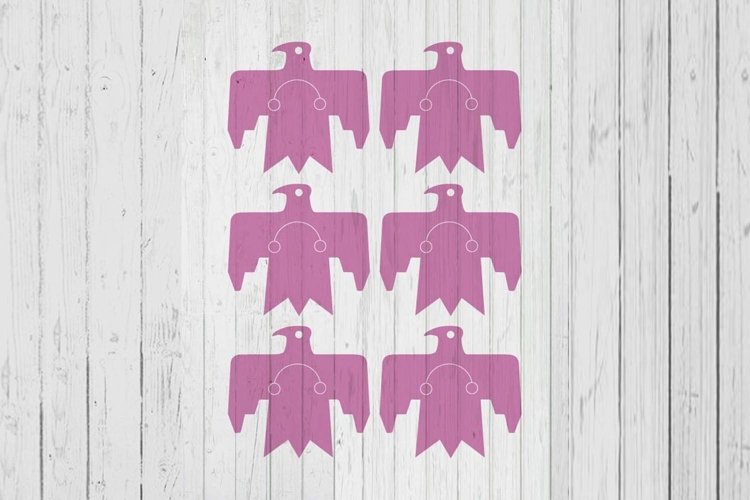 Thunderbird keyring display card template svg dxf png ai fil