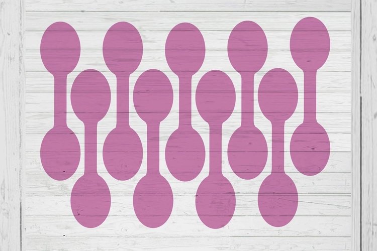 fold over Key fob chain oval template svg png ai files