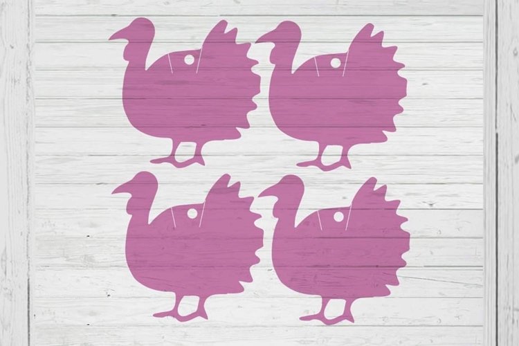 Turkey necklace display card template svg dxf png ai files