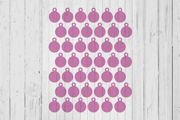 1 inch round hang tag template dxf svg png ai