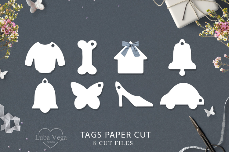 Tags silhouette svg/ Gift Tag SVG / Gift Tag Cut file