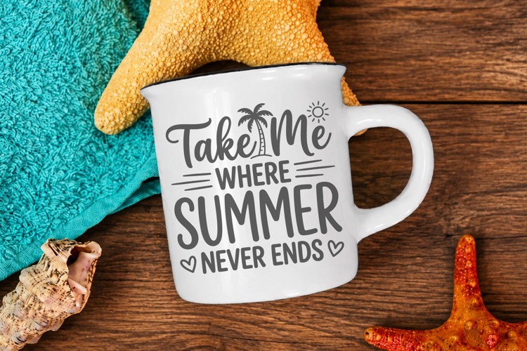 Take Me Where Summer Never Ends SVG