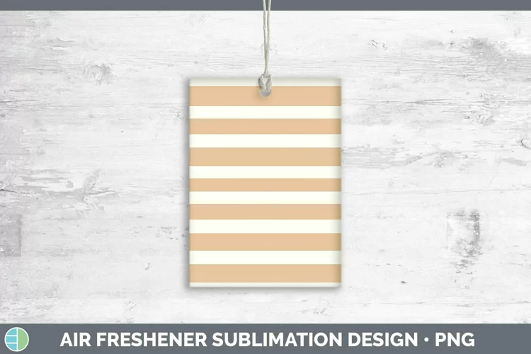 Tan Air Freshener | Sublimation Car Freshener Designs
