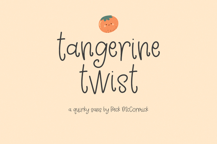 Tangerine Twist Sans example image 1