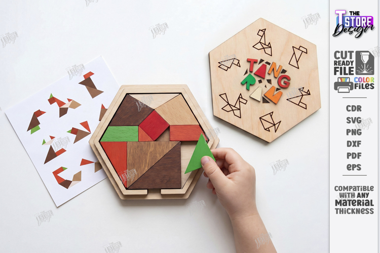 Tangram Puzzle Printable Image 5