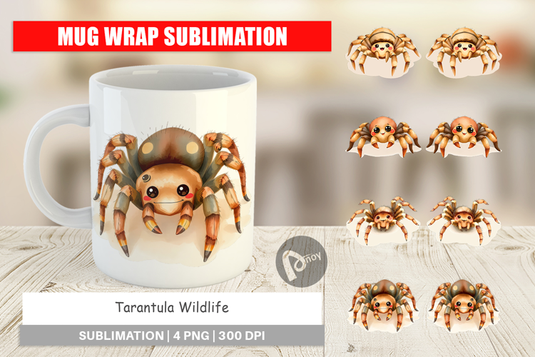 Mug Wrap Tarantula Wildlife