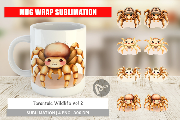 Mug Wrap Tarantula Wildlife