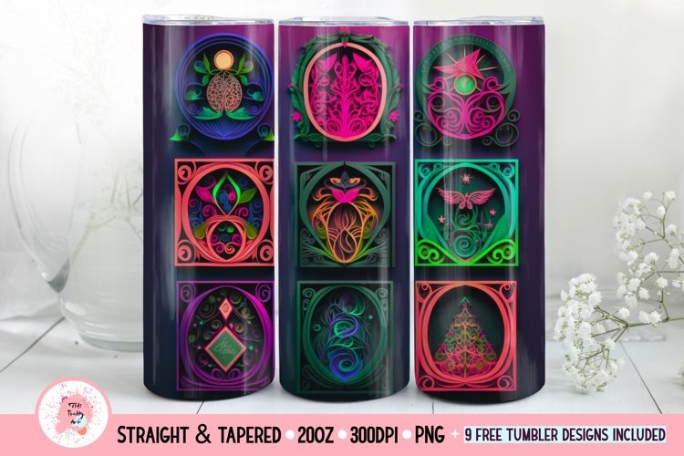 Sublimation Tumbler Wraps