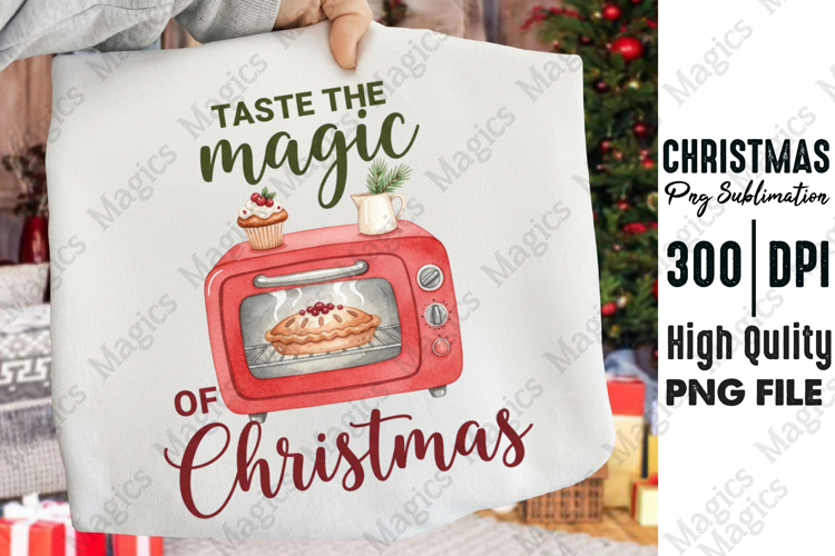 Taste Magic Christmas Baking PNG