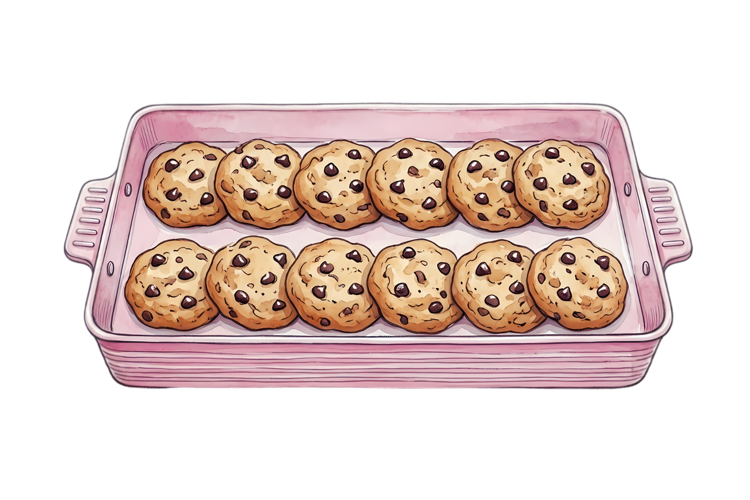 Tasty Cookies Png| Pink Baking Png example image 1