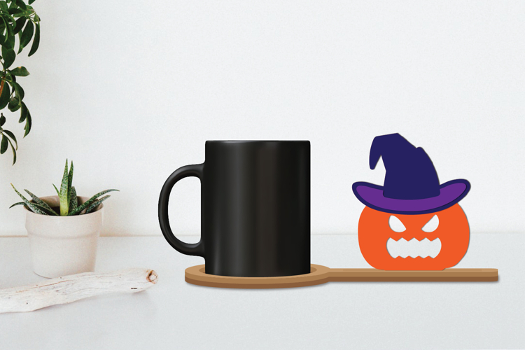 Halloween Coffee Coaster Decor