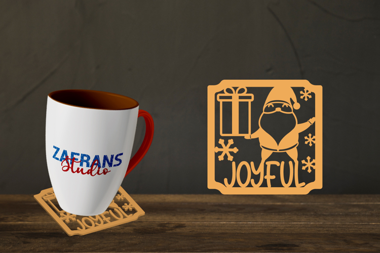 Christmas Coaster Cut files Lasercut