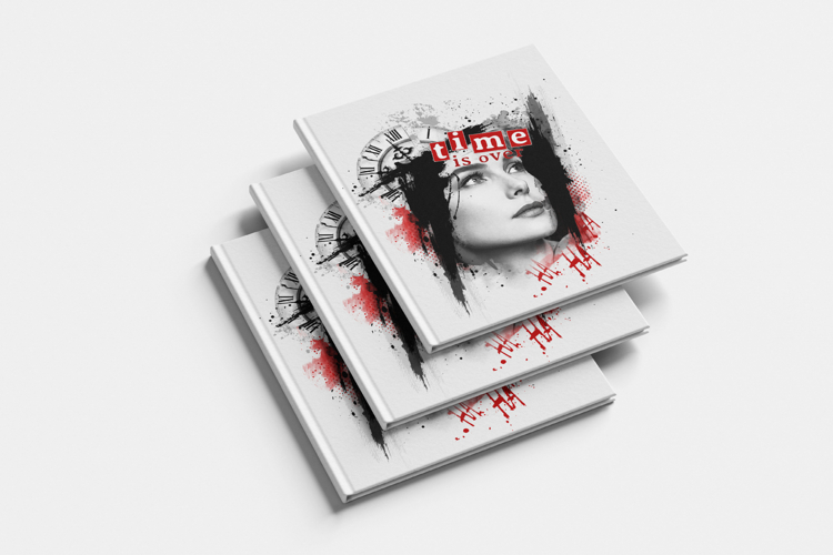 Abstract Grunge Portrait Art Effect Template