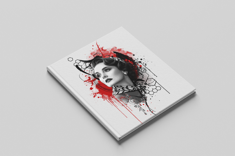 Geometric Portrait Print Art Photo Effect