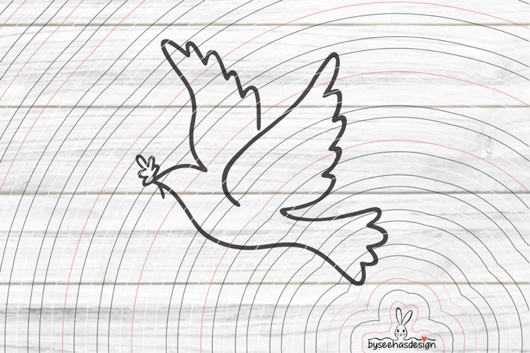 dove Cutting file SVG DXF