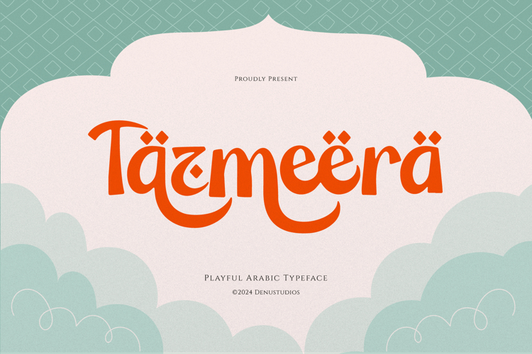 Tazmeera | Playful Arabic Typeface