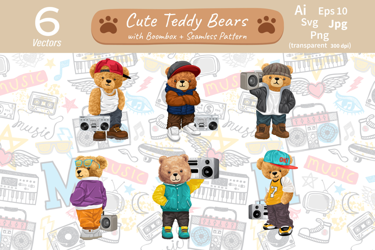 Bear Vector Image 19