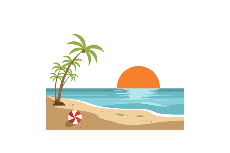 Sunset Vector Image 18