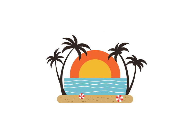 Beach Sublimation Design Image 24