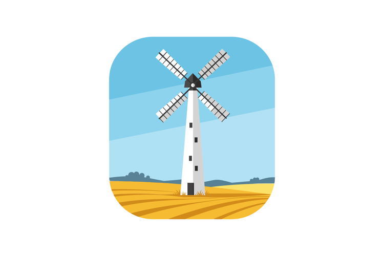 Windmill Clipart Image 22