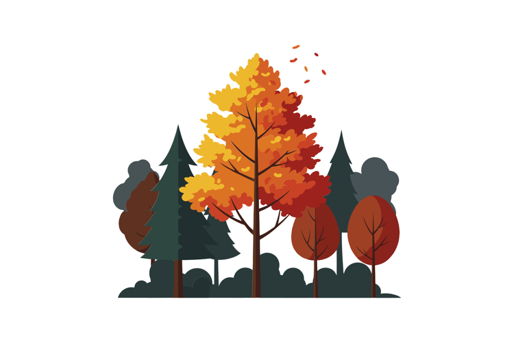 Trees Vector Image 15