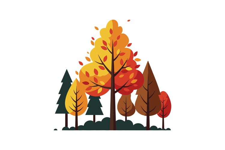 Trees Vector Image 21